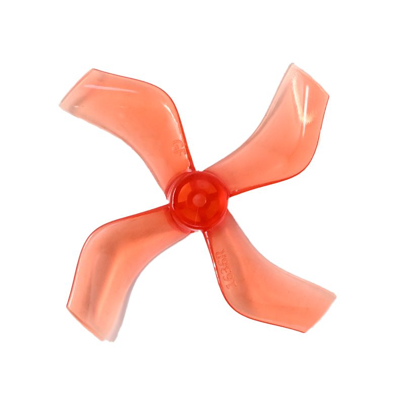 Pro-Range Propellers 40mm 1636 PC 4 Blade 1.5mm Propellers 4CW+4CCW- Clear Red (Single Hole)-image-42