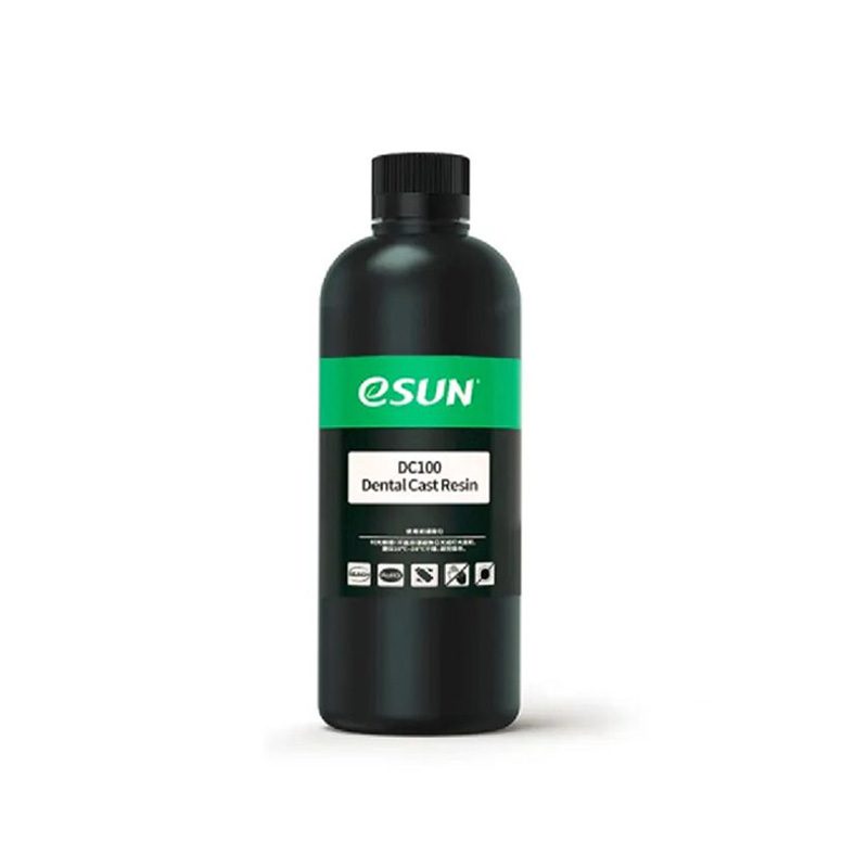 eSUN DC100 Dental Cast Resin，Green，1kg/bottle-image-35