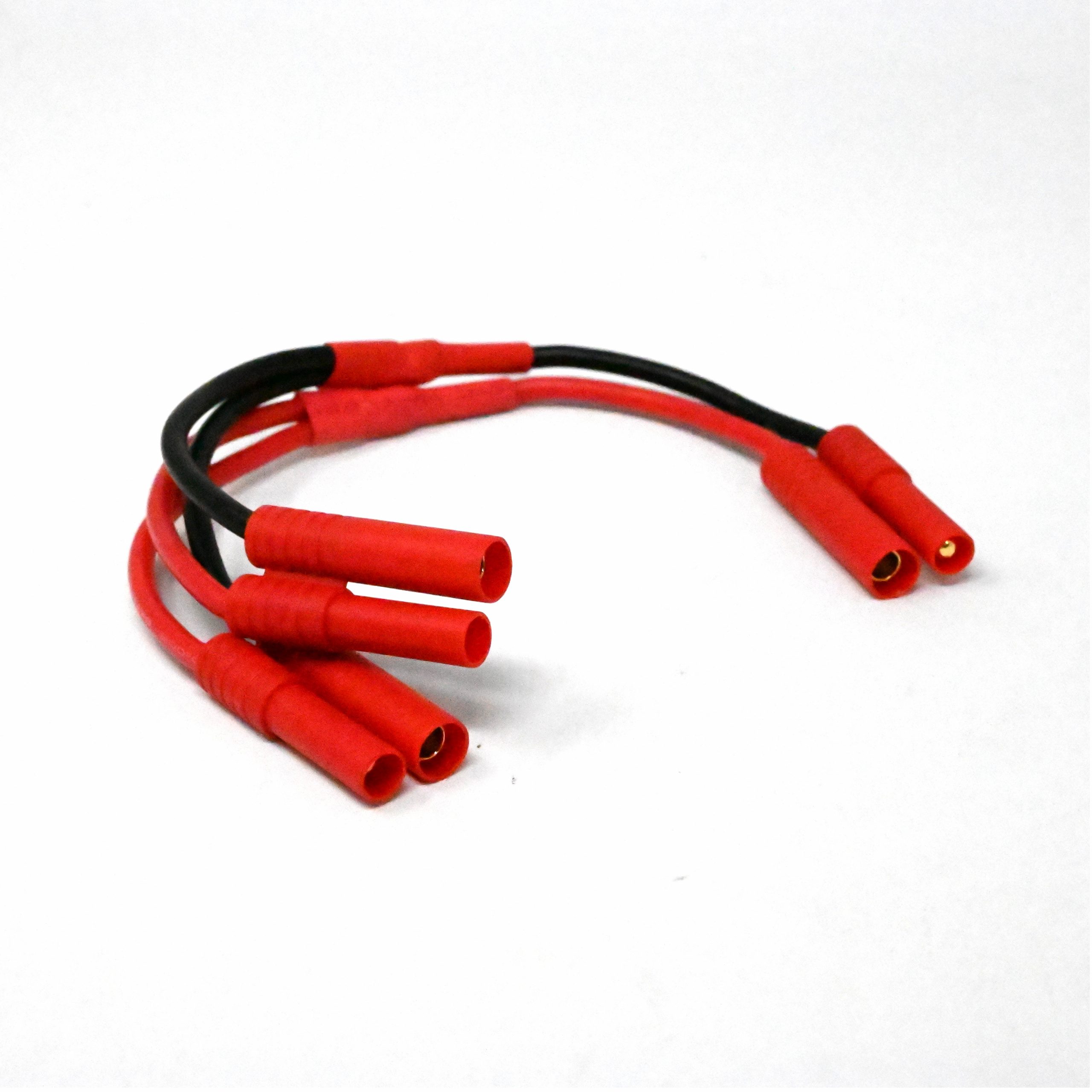 SafeConnect HXT 4mm in Parallel Battery Adapter 14AWG Cable (2 ESC Side - 1 Battery Side)-image-35