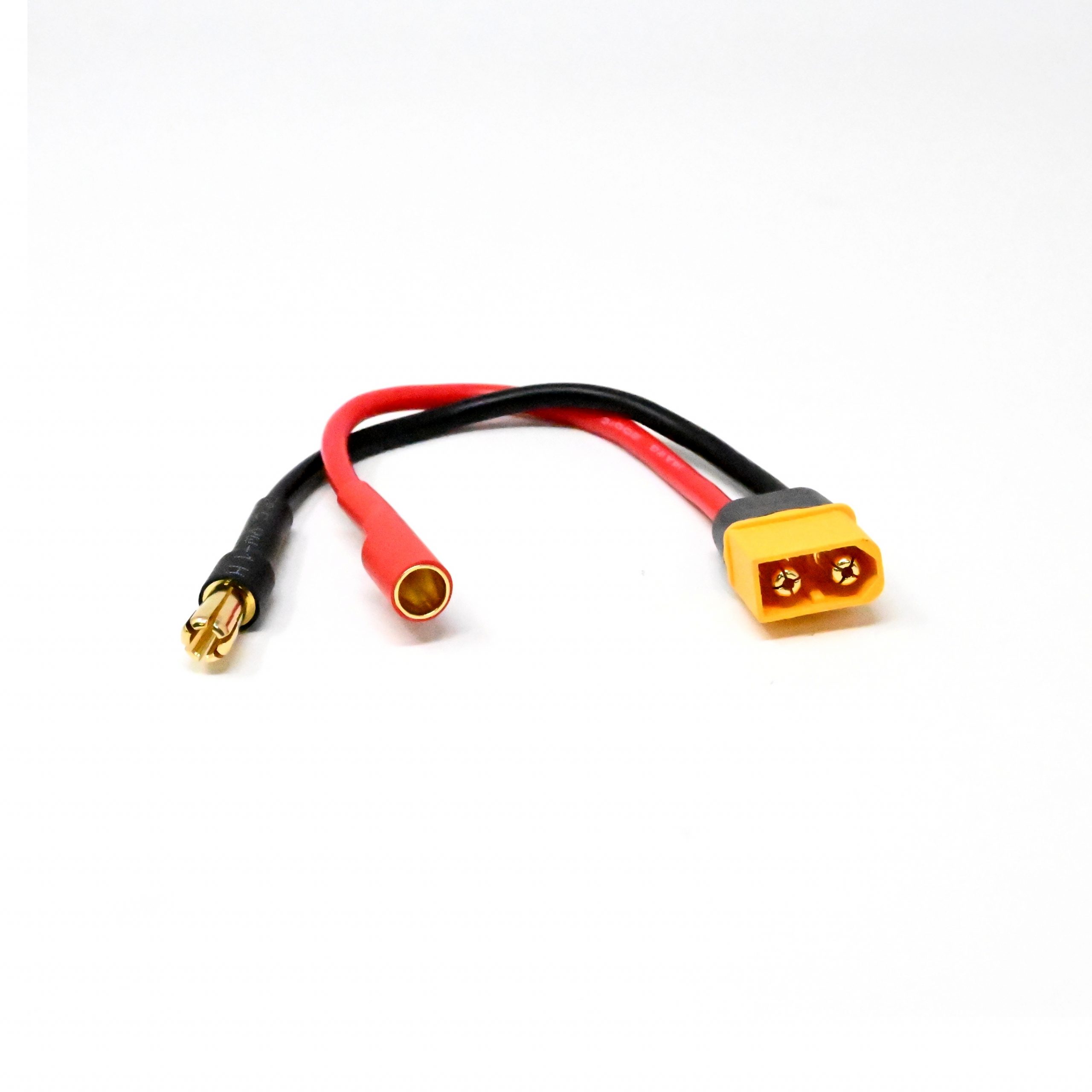 SafeConnect Polymax 5.5mm Bullet Connector (Battery Side) to XT-60 Male Connector Female Adapter 12AWG 15cm Cable-picture-22
