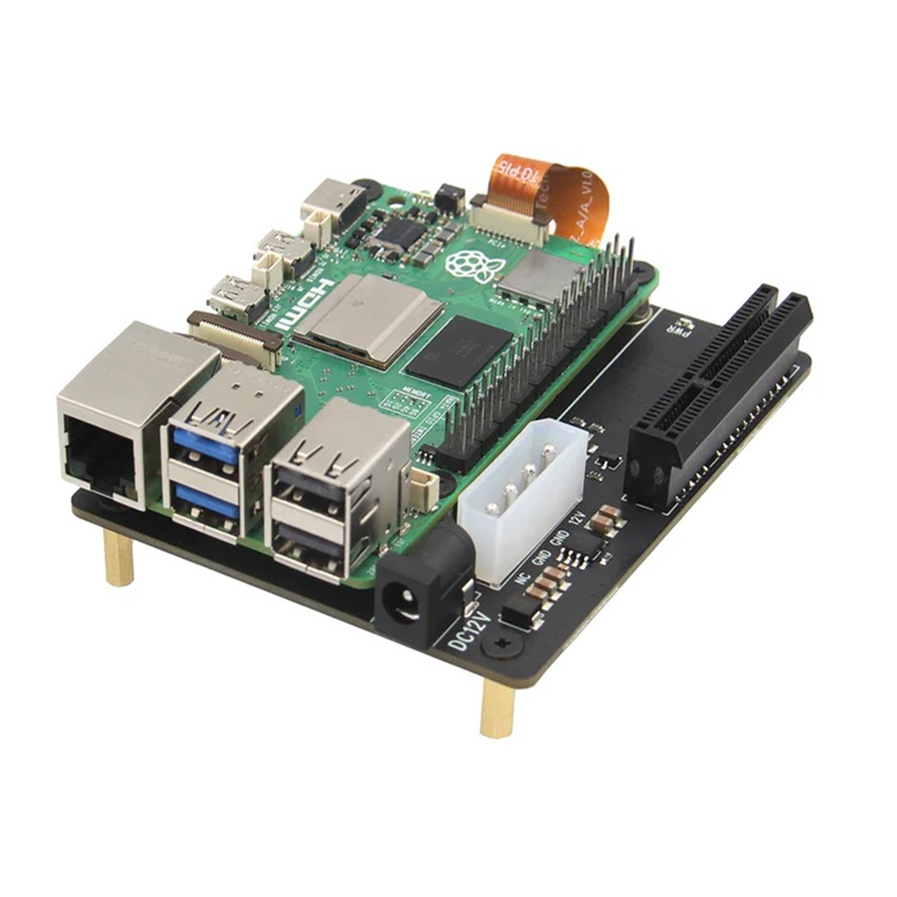 Geekworm X1010 PCIe FFC to Standard PCIe x4 Slot Expansion Board for Raspberry Pi 5-image-13