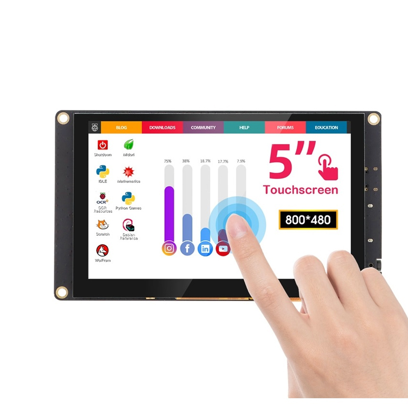 ELECROW 5.0 Inch Display for Raspberry Pi Compatible with Jetson Nano, Beaglebone-picture-29