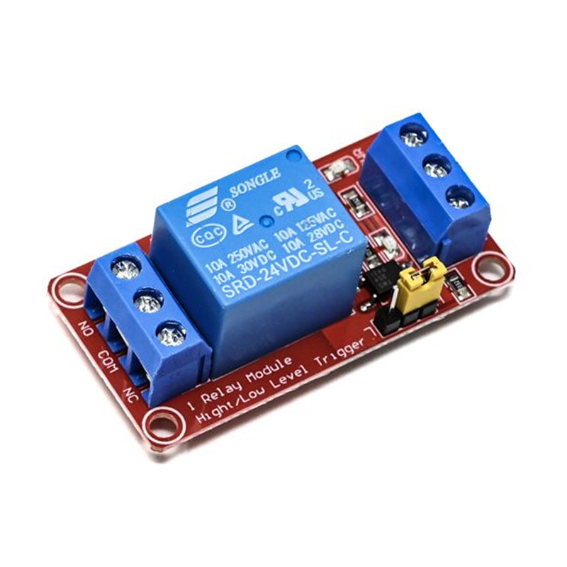 1 Channel Relay Module 24V High and Low Level Trigger Relay Control-image-10