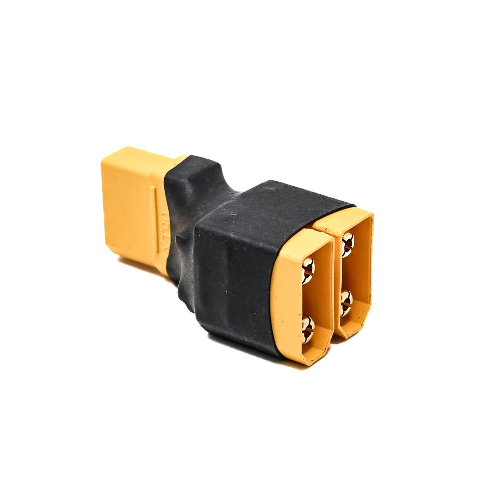 SafeConnect XT-90 Connector Harness for 2 Packs in Parallel Battery Adapter Lead (2M-1F)-image-11