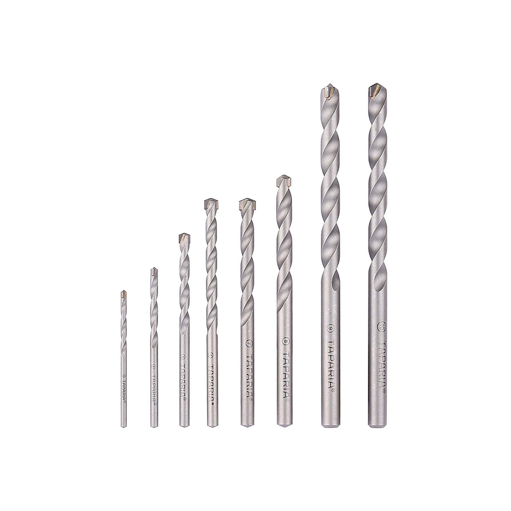 Taparia MDS8 Masonry Drill Bit 3 mm, 4 mm , 5 mm, 6 mm, 7 mm, 8 mm, 9 mm & 10 mm Silver-picture-27