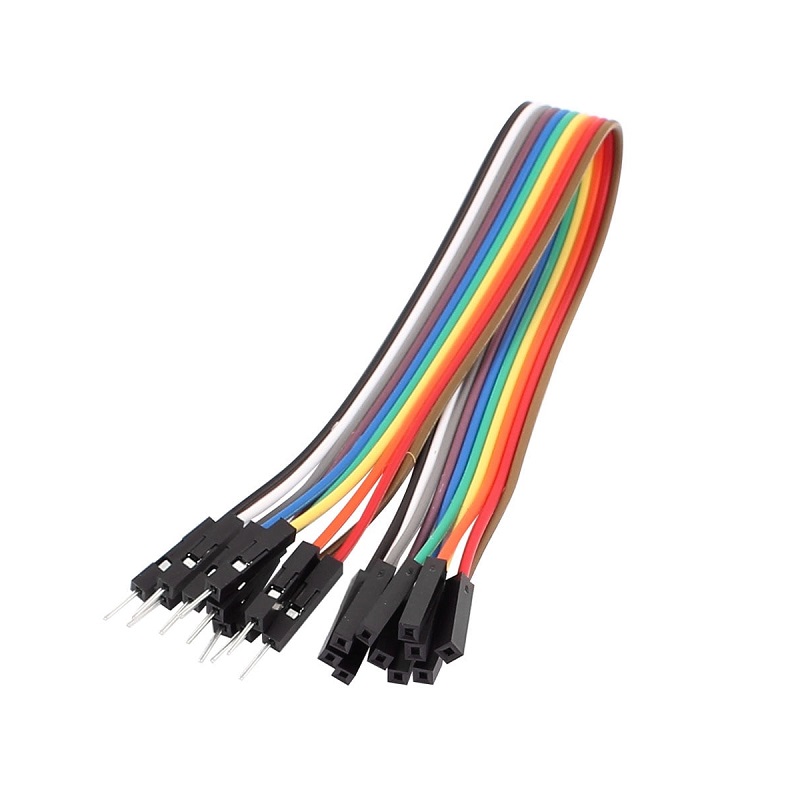 10 Wire Male to Female Jumper Wires - 20cm-picture-10