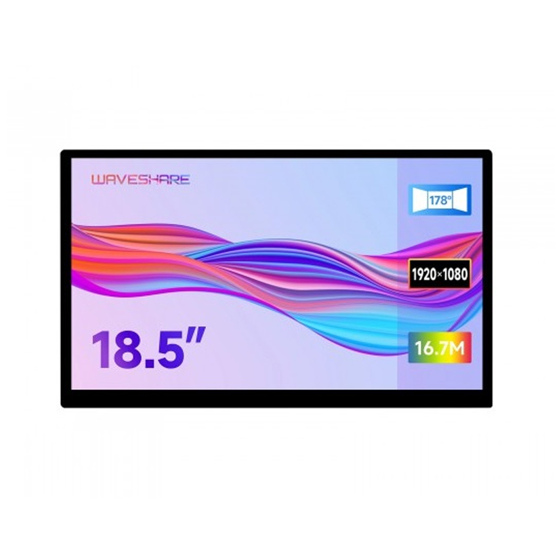 Waveshare 18.5inch 1920×1080 Full HD Capacitive Touch Display supports Raspberry Pi / Jetson Nano / PC-picture-27