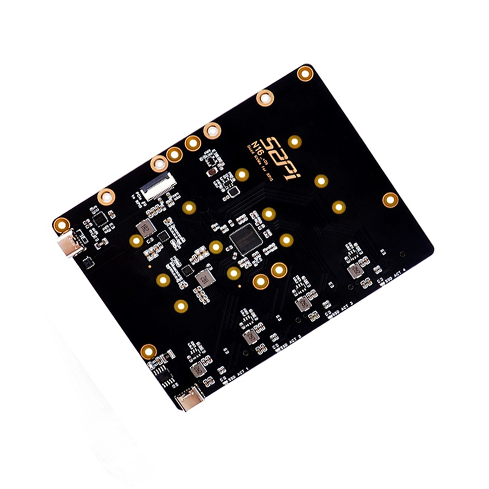 52Pi N16 Quad NVMe expansion board for Raspberry Pi 5-image-33