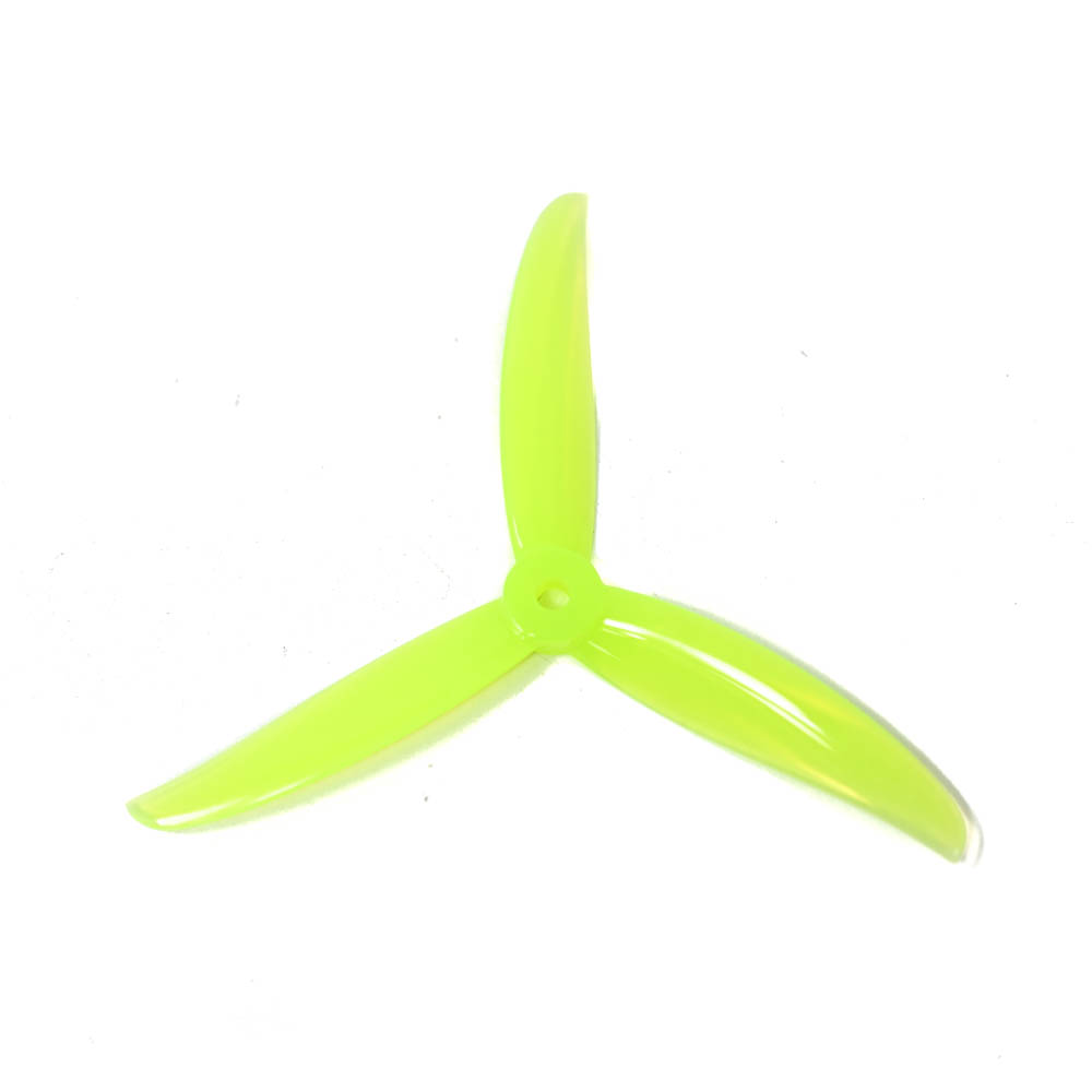 pro-range propellers vanover 5136 pc 3 blade props propellers 2cw+2ccw - neon yellow
