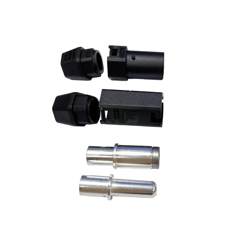 QS12H Single lock Anti spark Black Male Connector For Electric bicycle electric motor car Energy storage battery UAV Drone airplane-image-20
