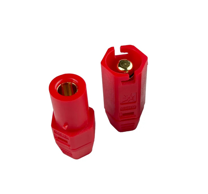 QS6H Single lock Anti spark Red Female Connector For Electric bicycle electric motor car Energy storage battery UAV Drone airplane-image-29