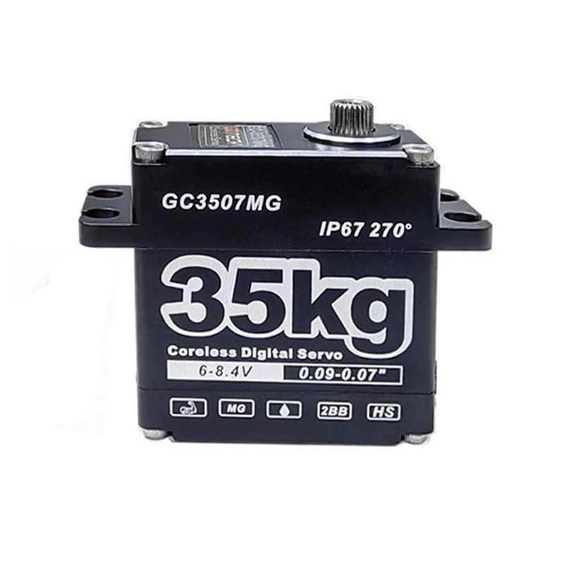 DYS - GOTeck GC3507MG Metal Geared 270° High Torque HV Digital Servo 35kg/0.07sec/75g-image-17