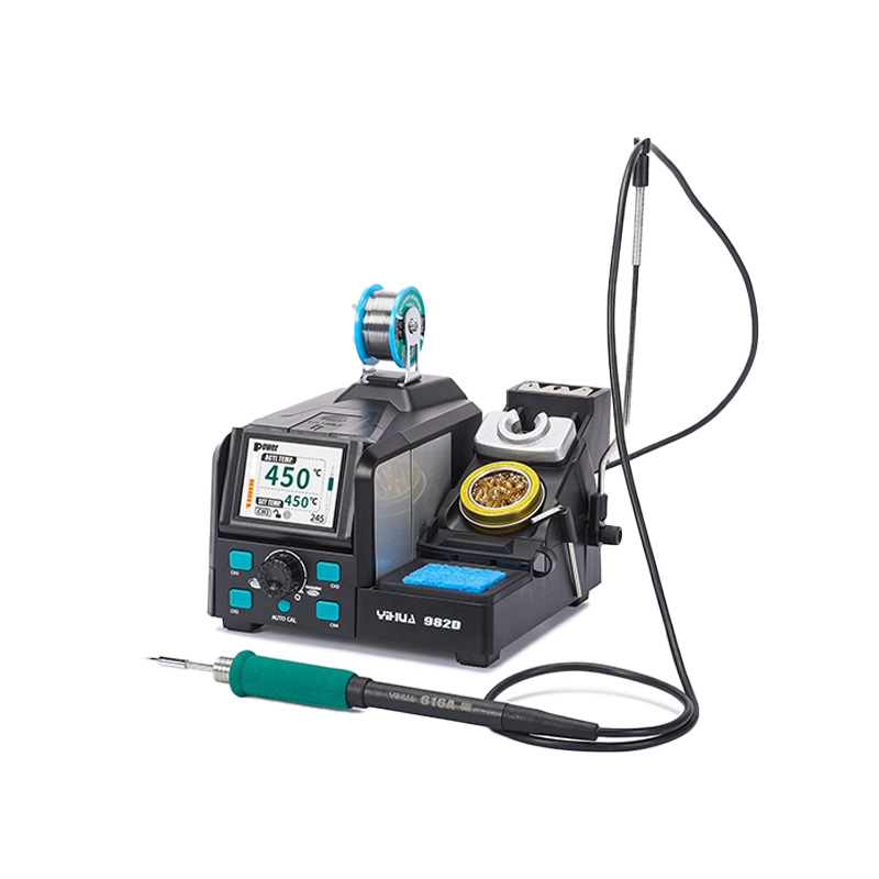 YIHUA 982D 210 compatible presicion soldering iron 5 pins soldering station-image-7
