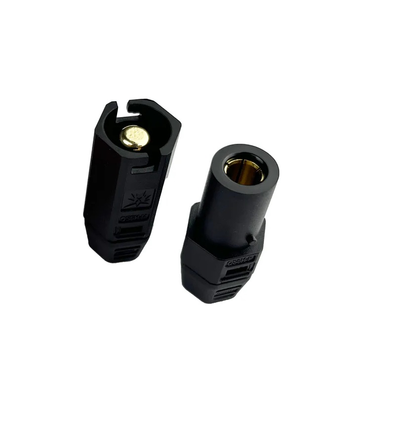 QS6H Single lock Anti spark Black Male Connector For Electric bicycle electric motor car Energy storage battery UAV Drone airplane-image-19