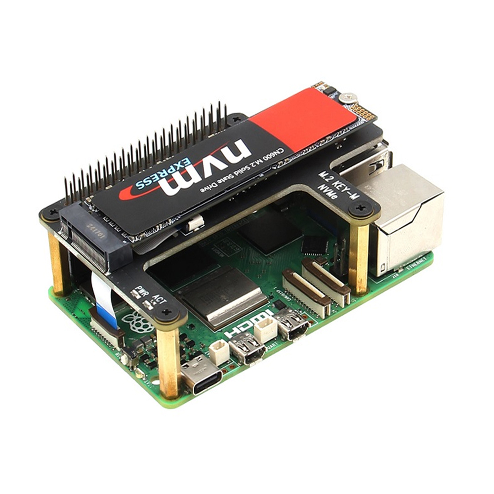Geekworm X1015 PCIe toM.2 Key-M NVMe SSD PIP TOP for Raspberry Pi 5-picture-25