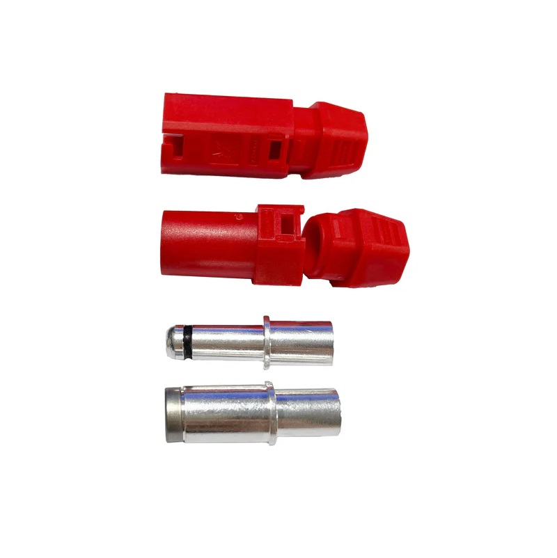 QS12H Single lock Anti spark Red Male Connector For Electric bicycle electric motor car Energy storage battery UAV Drone airplane-image-31