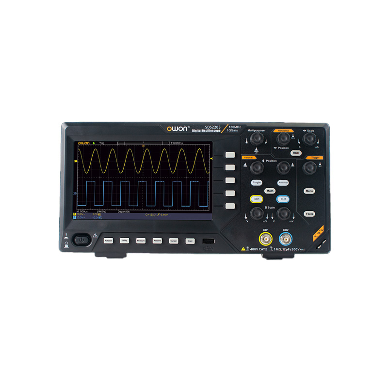Owon SDS220S Digital Oscilloscope 2 Channel 200MHz Bandwidth 1 GS/s Sample rate with Built-in 1 CH 25MHz Waveform Generator-image-40