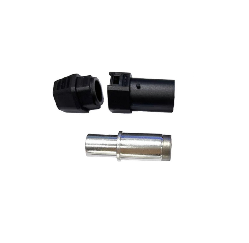 QS8H Single lock Antipark Black Female Connector For Electric bicycle electric motor car Energy storage battery UAV Drone airplane-image-1