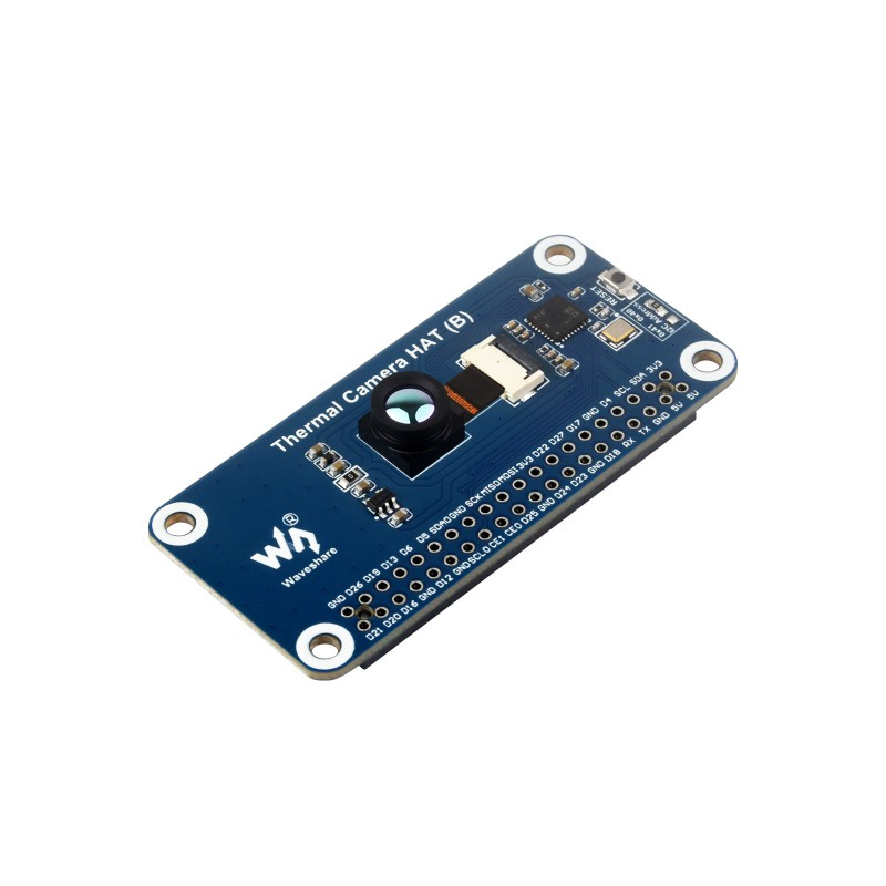 Waveshare Long-wave IR Thermal Imaging Camera HAT (B) For Raspberry Pi, Options For 45° FOV, Raspberry Pi IR Camera, 80×62 Pixels, Standard 40PIN GPIO Header-picture-20