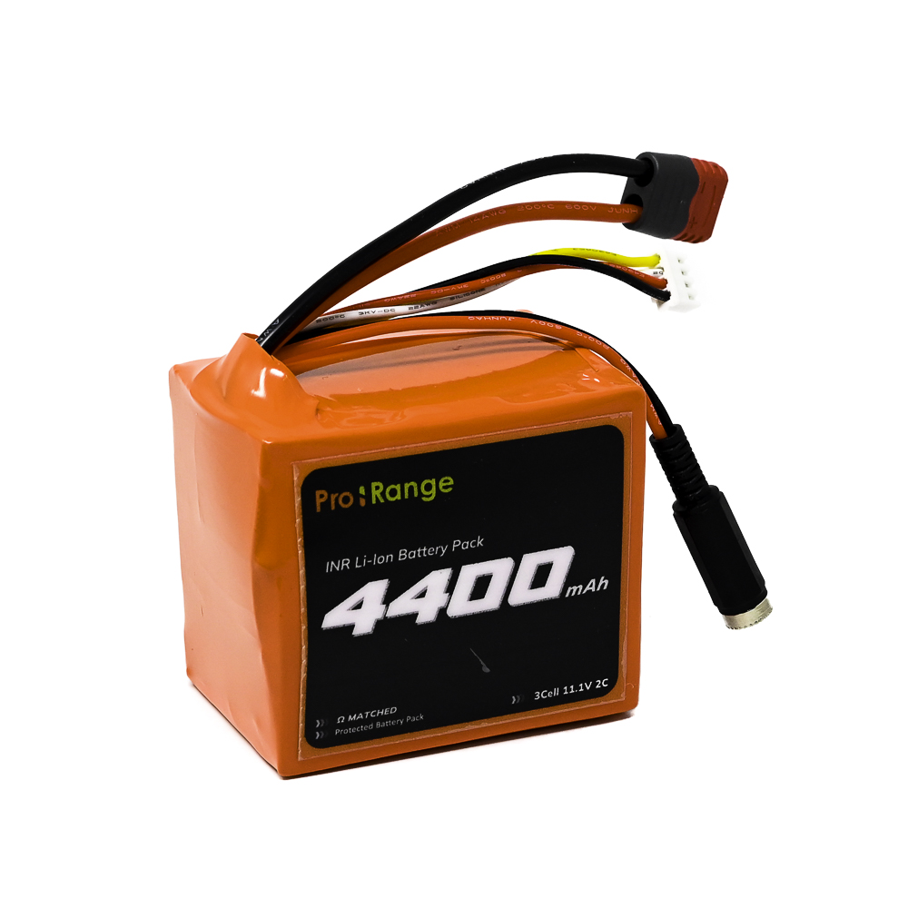 Pro-Range A Grade NMC N18650CH 11.1V 4400mAh 2C 3S2P Li-Ion Battery Pack with DC Jack Female & Amass Nylon-T-image-17