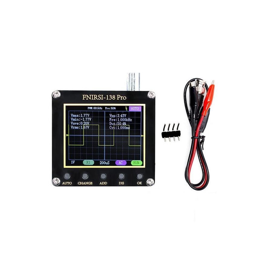 FNIRSI-138PRO 2.4" TFT Digital Oscilloscope, sampling rate 2.5MS/s ; 200KHz bandwidth ; Built-in PWM signal-picture-24