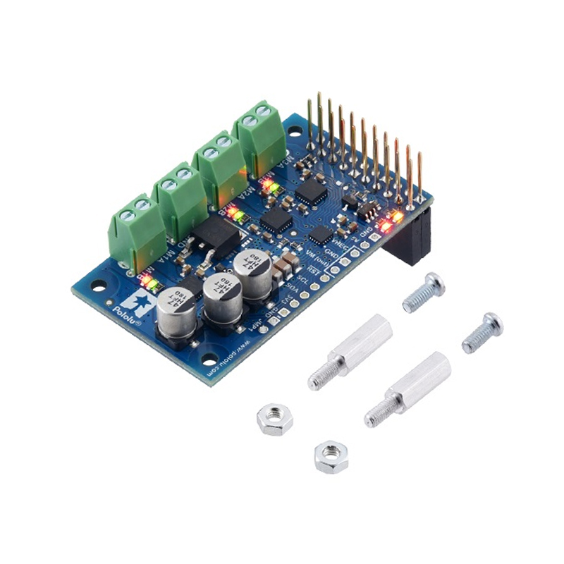 Motoron M3H256 Triple Motor Controller for Raspberry Pi (Connectors Soldered)-image-21