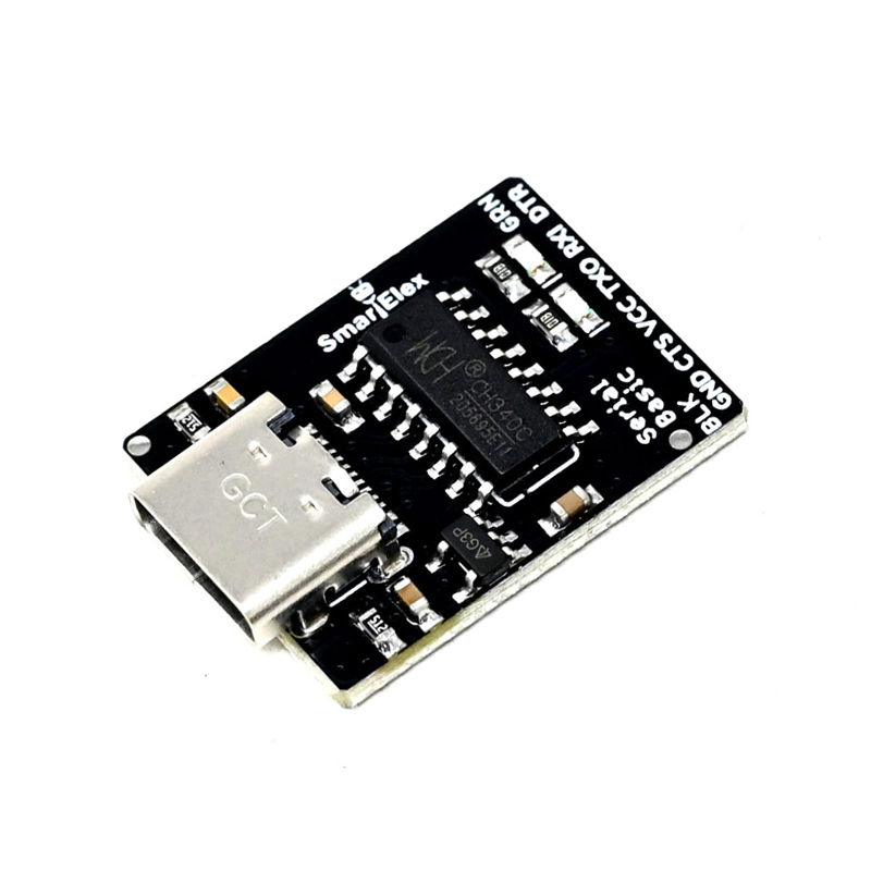 SmartElex CH340C and USB-C Serial Basic Breakout Module-image-29
