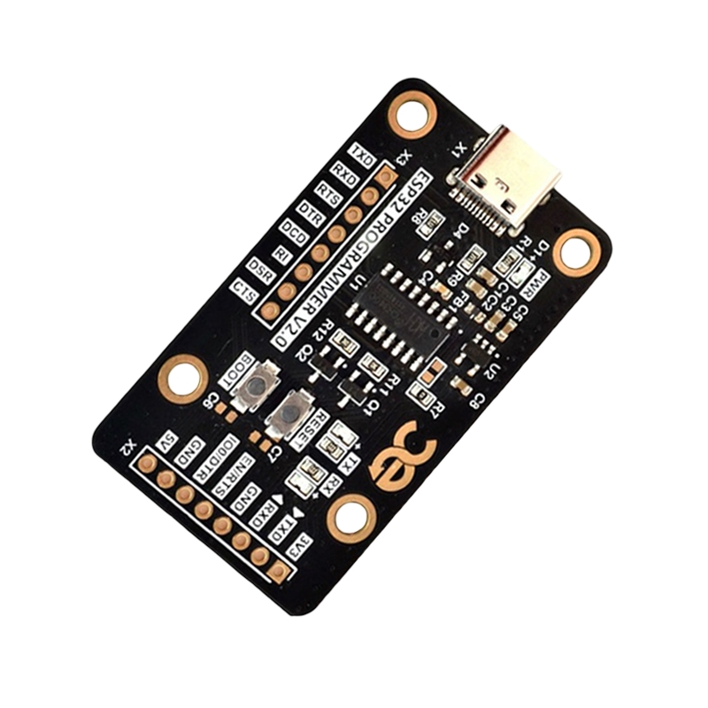 CAPUF ESP32 PROGRAMMER V2 ESP Prog - ESP32 & ESP8266 Programmer V2 (CH340C) USB-C, USB to UART Adapter-picture-15
