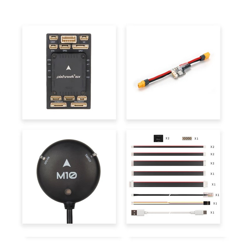 Holybro Pixhawk 6X(Rev8) Mini Set+M10 GPS-image-11