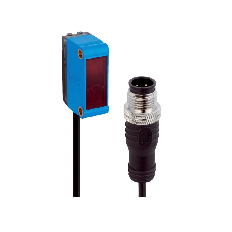 SICK 1053590 GL6-P7112 Photoelectric Sensor 6 m PNP Retroreflective 10 to 30 VDC 4 Pin M12 Connector Cable IP67-image-33