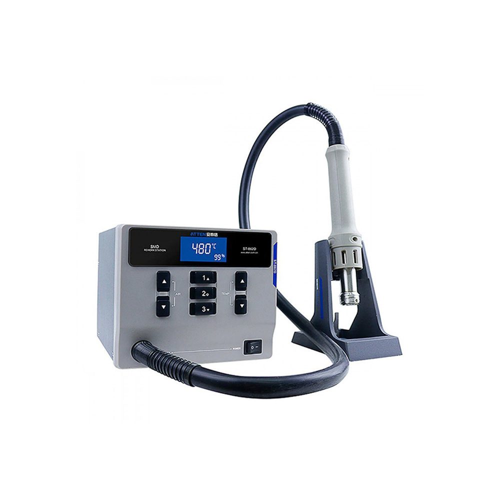 Atten ST-862D 1000W Lead Free Hot Air SMD Digital Display BGA Rework Station-image-29