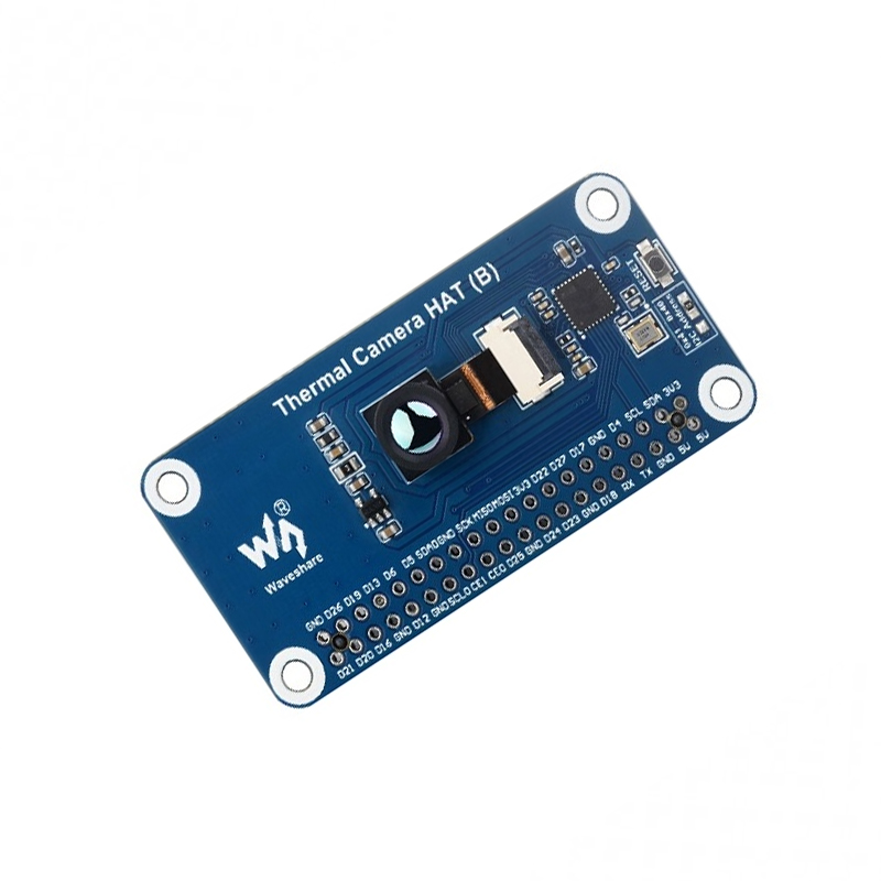 Waveshare Long-wave IR Thermal Imaging Camera HAT (B) For Raspberry Pi, Options For 90° FOV, Raspberry Pi IR Camera, 80×62 Pixels, Standard 40PIN GPIO Header-picture-19