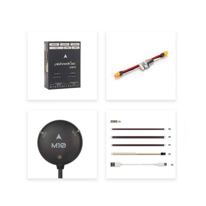 Holybro Pixhawk 6C Mini and PM02-12S and M10 GPS Combo-image-14