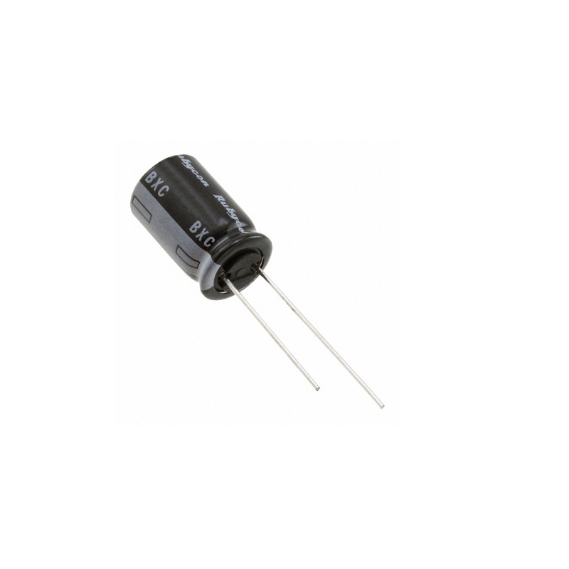 250bxc33mefc12.5x20-rubycon-33uf 250v ±20% 800ma@100khz plugin,d12.5xl20mm aluminum electrolytic capacitors - leaded rohs