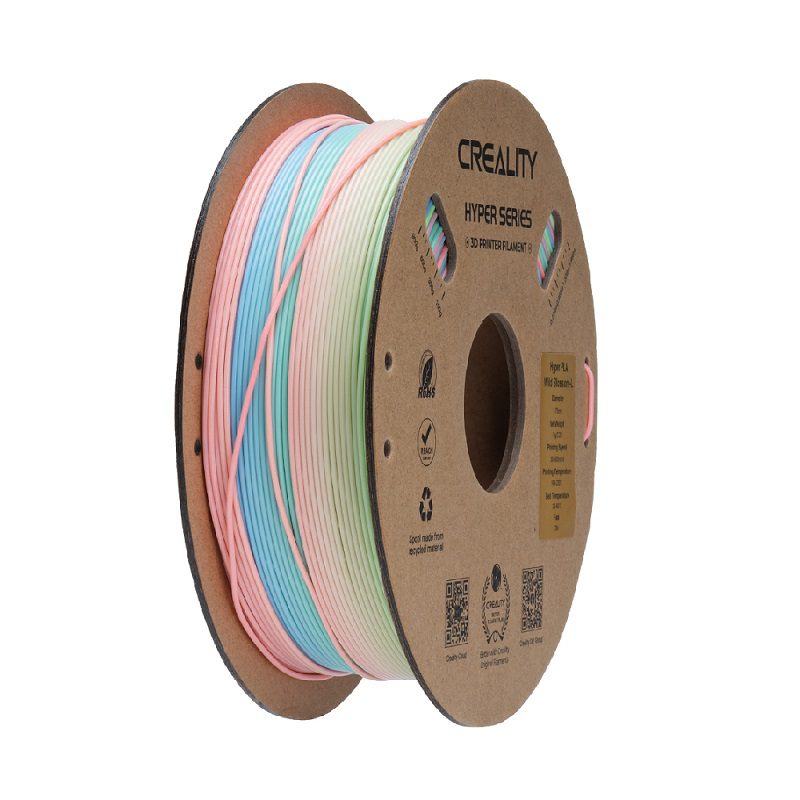 Creality Hyper Rainbow Filament 1.75mm 1KG (Long Gradient)-image-35