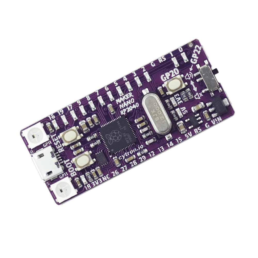 Cytron Maker Nano RP2040-Simplifying Projects with Raspberry Pi RP2040-picture-22