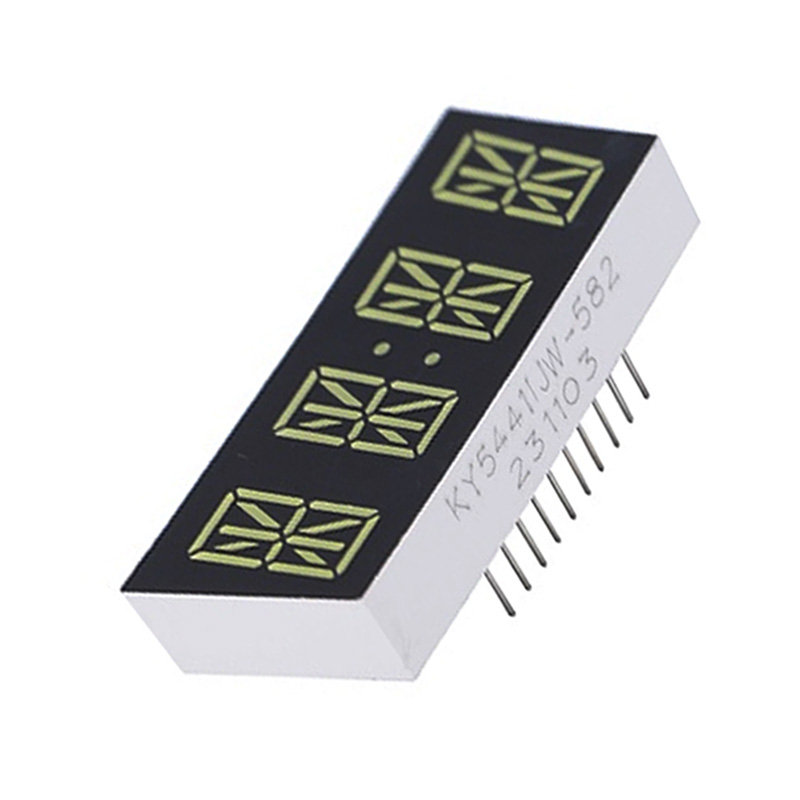 Yellow 4 digit 14 segment 54*20mm Led Alphanumeric Display-image-49