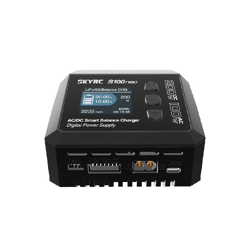 SkyRC S100neo 100W Single Channel AC/DC LiPo / LiFe / LiIon / LiHV (1–6S) Dual Input Smart Charger for FPV Racing-picture-41