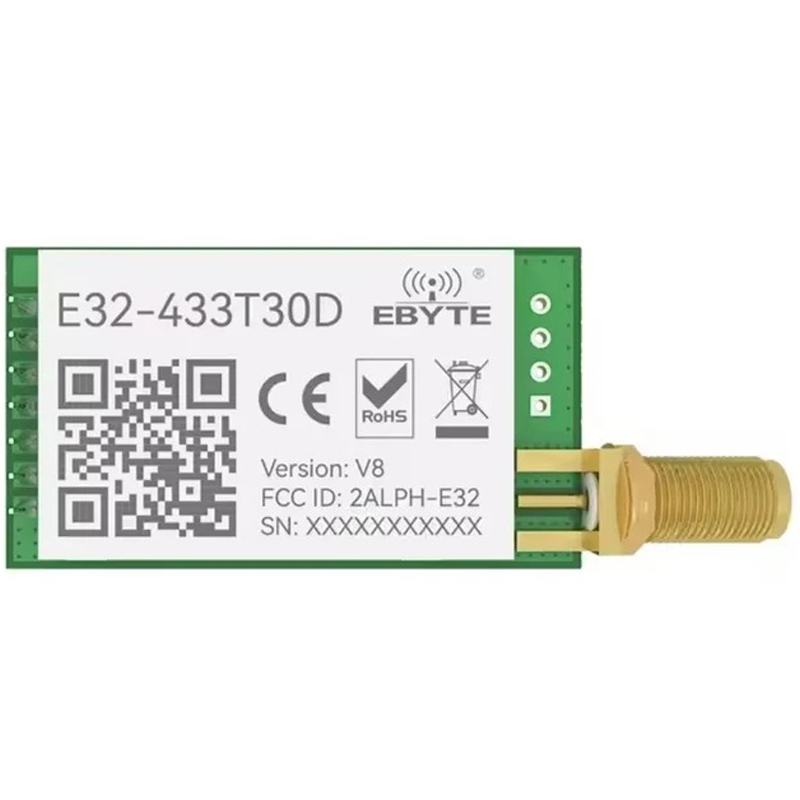 EBYTE E32-433T30D-V8 LoRa 433MHz UART IoT Long Range Wireless Transceiver Transmitter Receiver EBYTE E32-433T30D V8 Module 1W SMA Antenna-picture-15