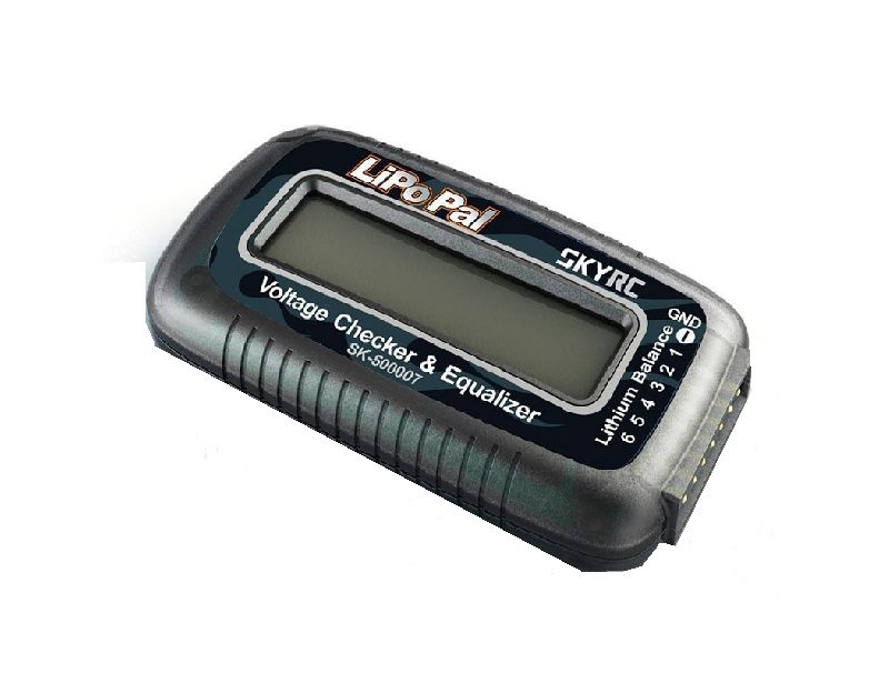SKYRC LiPoPal Battery Checker 2-6S Lipo Battery Voltage Checker Equilizer Capacity Display Voltage Indicator Voltage Balancer-image-4
