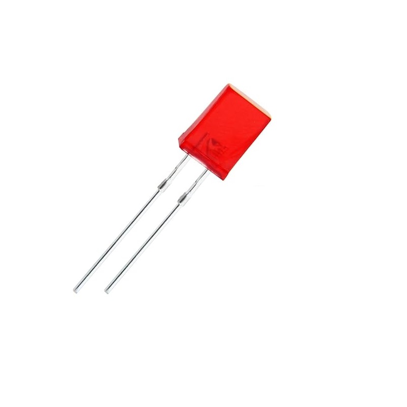 TJ-L257FGHRMFCSFLC2R-A5-TOGIALED-20mA Foggy red lens -20℃~+80℃ 620nm~630nm Orange-red 110° 5mm square lamp head 72mW Plugin,D=5mm LED Indication - Discrete ROHS-image-9