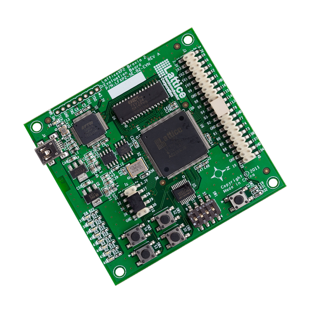 LATTICE SEMICONDUCTOR LFXP2-5E-B2-EVN Development Kit, LatticeXP2 Brevia 2, LatticeMico8™ MCU, On-Board USB Controller, JTAG Programming-image-48