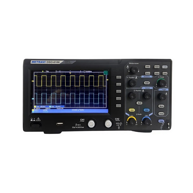 Metravi DSO-6100 Digital Storage Oscilloscope 100 MHz with color display-picture-14