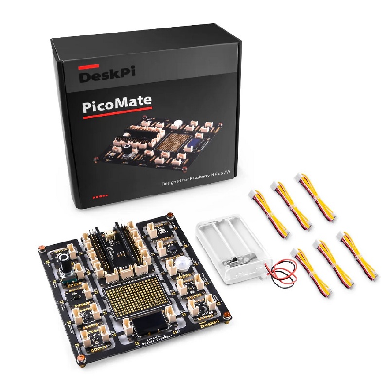 DeskPi PicoMate for Raspberry Pi Pico & Pico W (Board Not Included)-picture-12