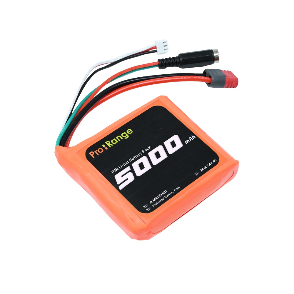Pro-Range INR 18650 7.4V 5000mAh 3C 2S2P Li-Ion Battery Pack In a line-picture-11