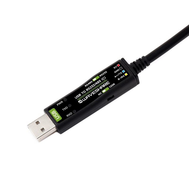 Waveshare USB to RS232/485 Cable FT232RNL Indicators Onboard-image-22