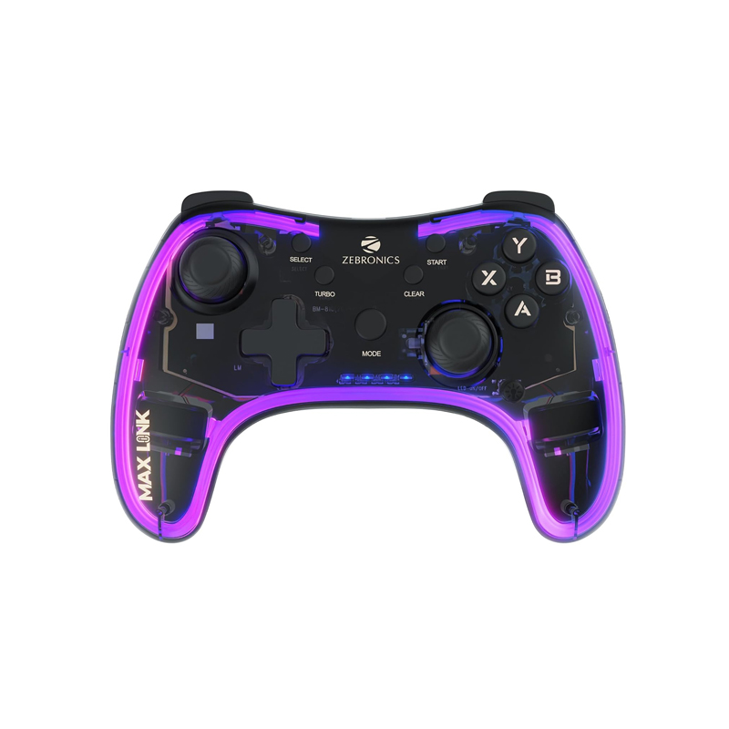 ZEBRONICS MAX LINK Wireless Gamepad, Dual motors Haptic feedback, Built-in rechargeable battery-picture-12