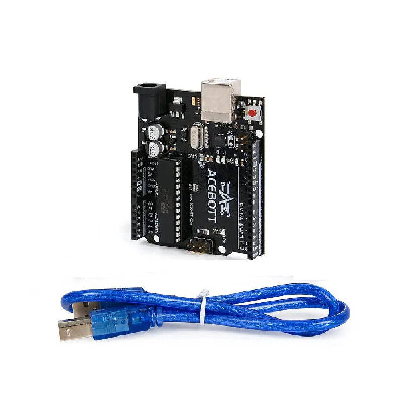 ACEBOTT UNO R3 Compatible with Arduino Development Board ATmega328P ATMEGA16U2 with 1M USB Cable(with Color Retail Box)-picture-29