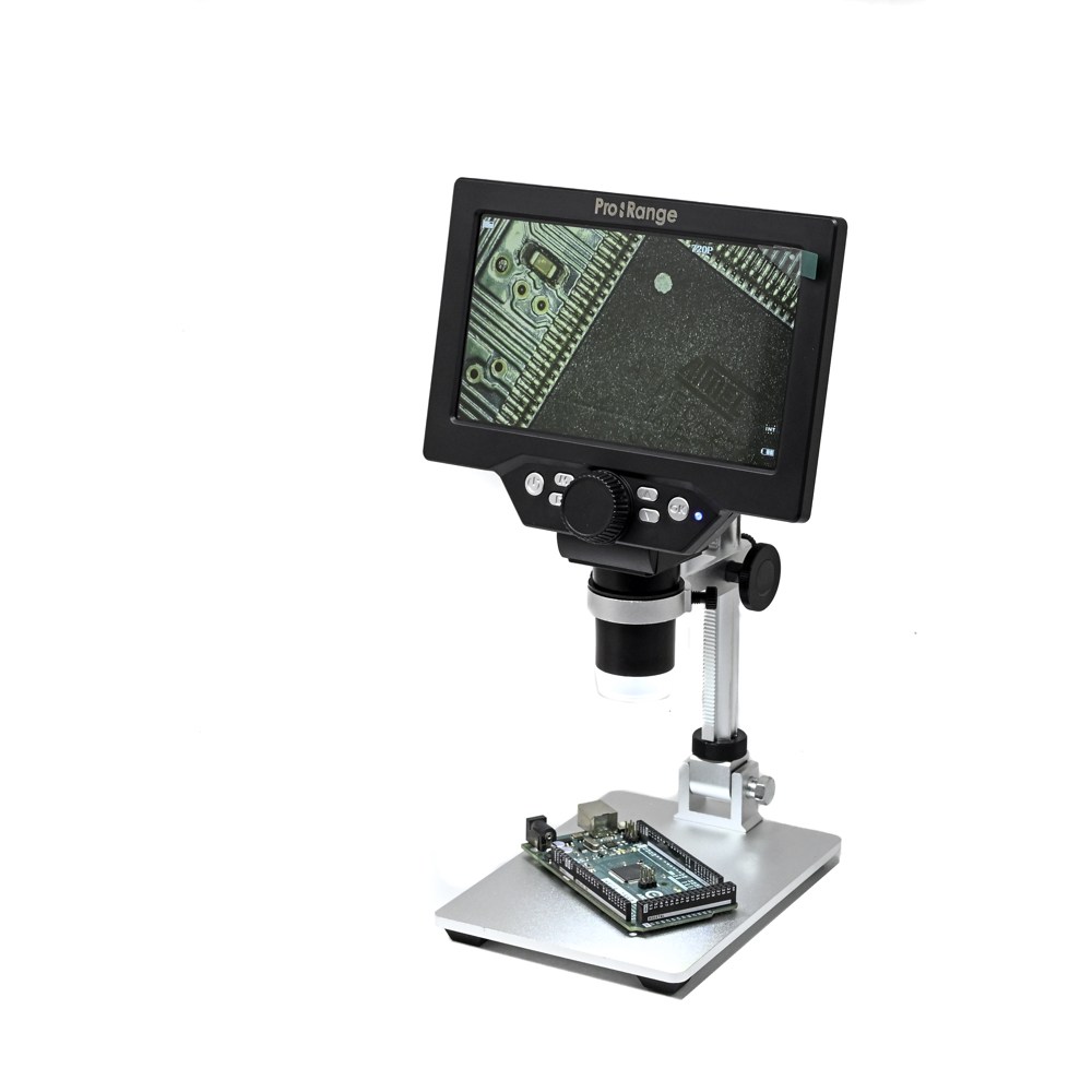 Pro-Range HD 7 inch G1200 Digital Microscope, 1080P Video Microscope with Metal Stand, 12MP Ultra-Precise Focusing, PC View, Windows/Mac OS Compatible, 8 Adjustable Lights-picture-22