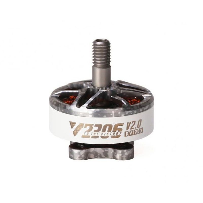 T Motor Velox V2306 V2.0 5"Freestyle Fpv Racing Drone Motor 4-6S Camo Silver 1950 KV-image-49